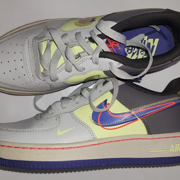 Nike Air Force 1 Low GS 'Dunk It' Youth 5.5y Sneakers 2 Time Host Pick - Picture 10 of 12